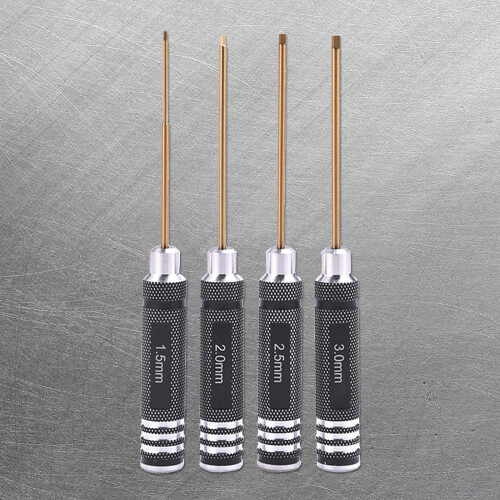 RC Hex Driver Set 4pcs Hex Allen Screwdriver Kit 1.5mm 2.0mm 1