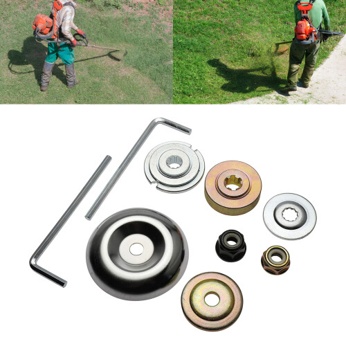 9x Weed Trimmer for Head Adapter Gardening Machine Brush Blade 1