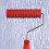 7'' Paint Roller Portable Grain Pattern Paint Rubber Roller Wall 2