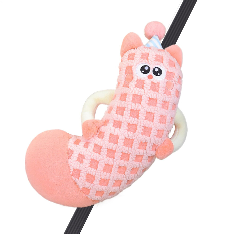 Cute Seatbelt Pillow, Plush Seat Belt Cushion, Shoulder Pad Neck Pillow, Compatible With Most Cars, Auto Accessory Pink 9084446791778