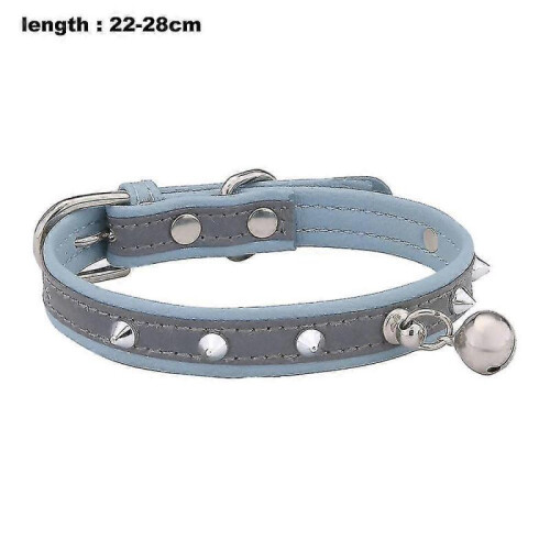 Leather Cat Collar with Studded for Small Medium Large Breed Best Gift Pet Rivet Collar 1