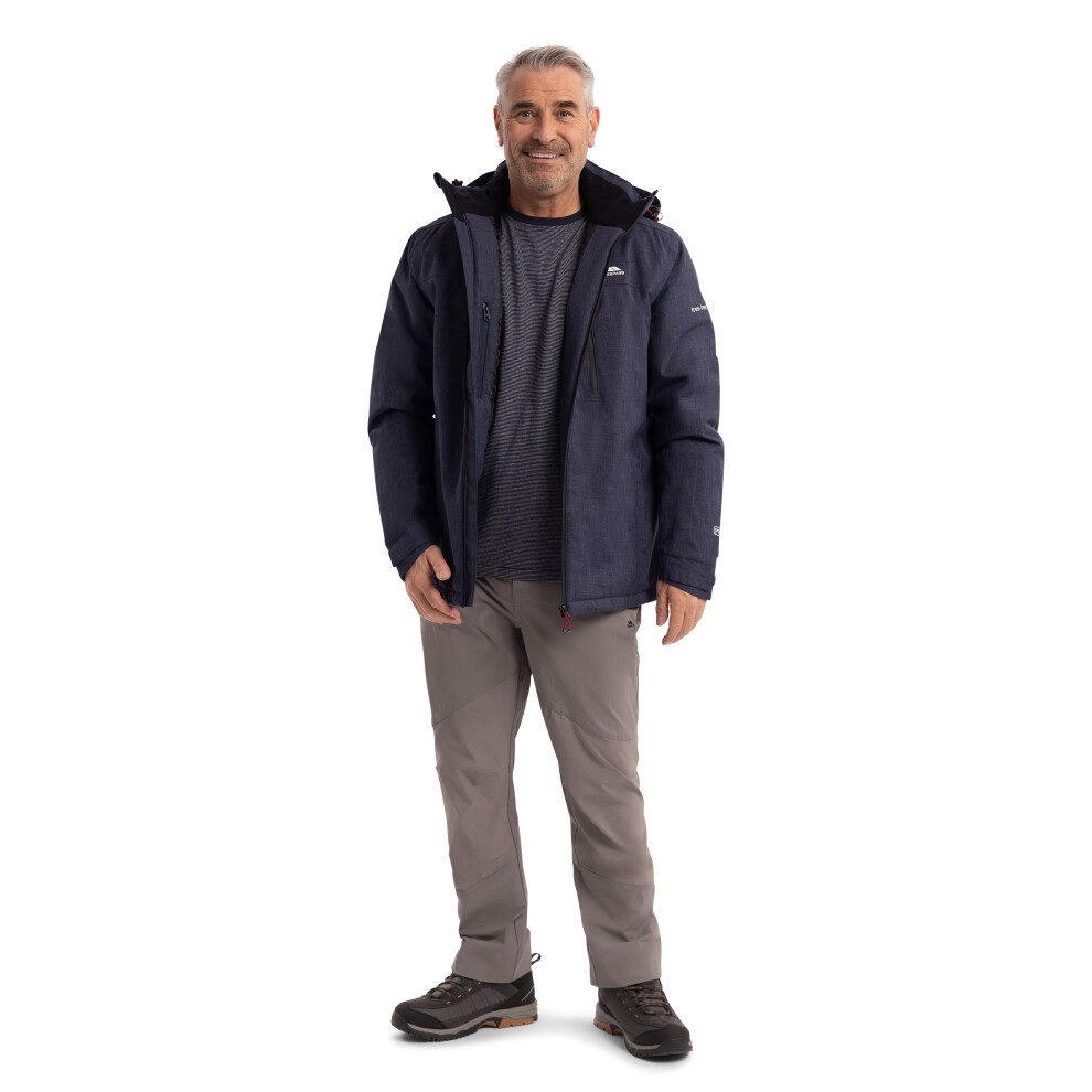 Trespass (Xs, Navy Marl) Men's Waterproof Jacket - Fyfinn