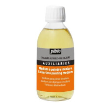Painting medium - Pebeo - Colorless - 245 ml - Thins colors - Non-yellowing