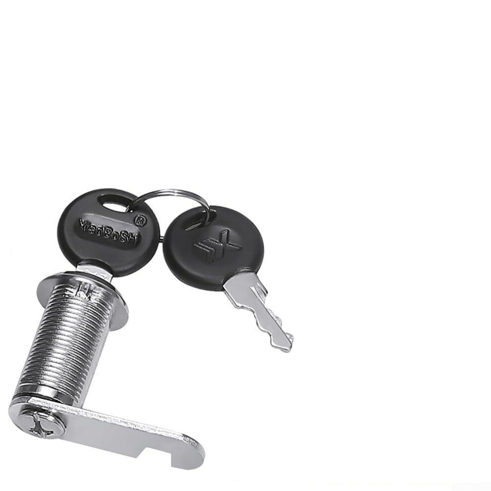 Cold Rolled Steel Cabinet Cam Lock With 2 Keys, 30Mm Size, Secure Replacement Lock For Wood And Metal Drawers, Cupboards, And Lockers 6038364209832