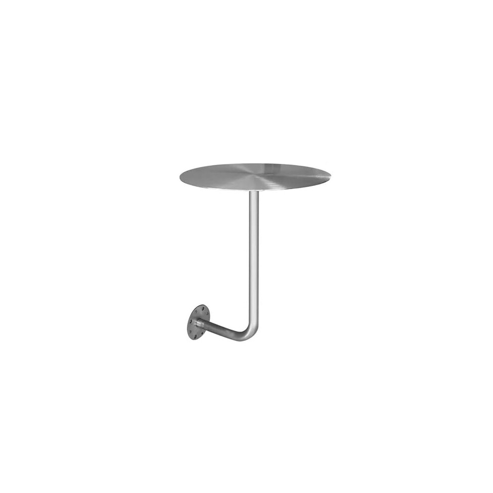Stainless Steel Bar Table Wall Mounted Small Side Table L-Shape Bracket Bistro Pub Table 35x35x45cm Easy Assembly-image-OPC-PKD8W5C-NEW