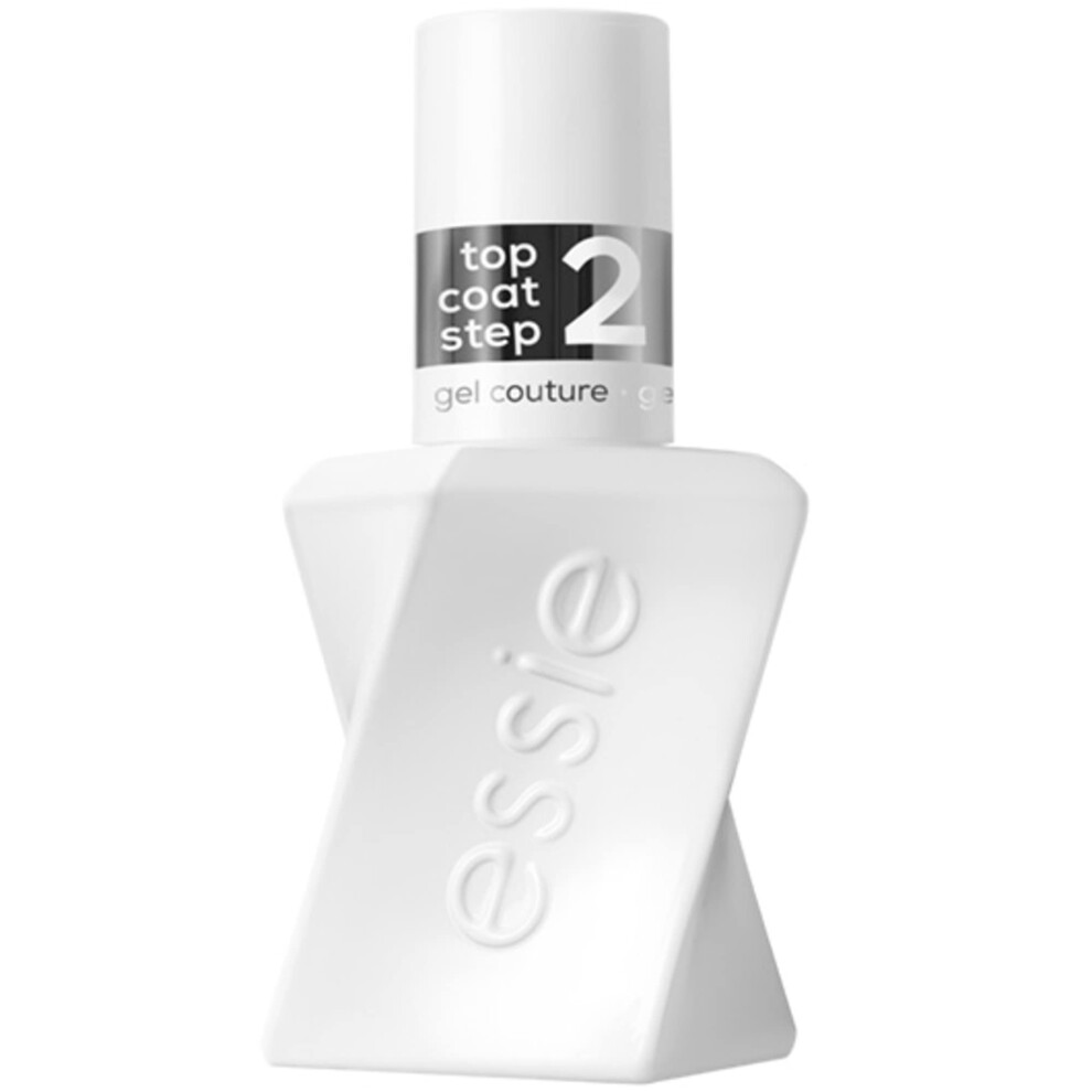 Essie Gel Couture Longlasting Nail Polish Vegan Clear Shiny Top Coat 046 Fl Oz