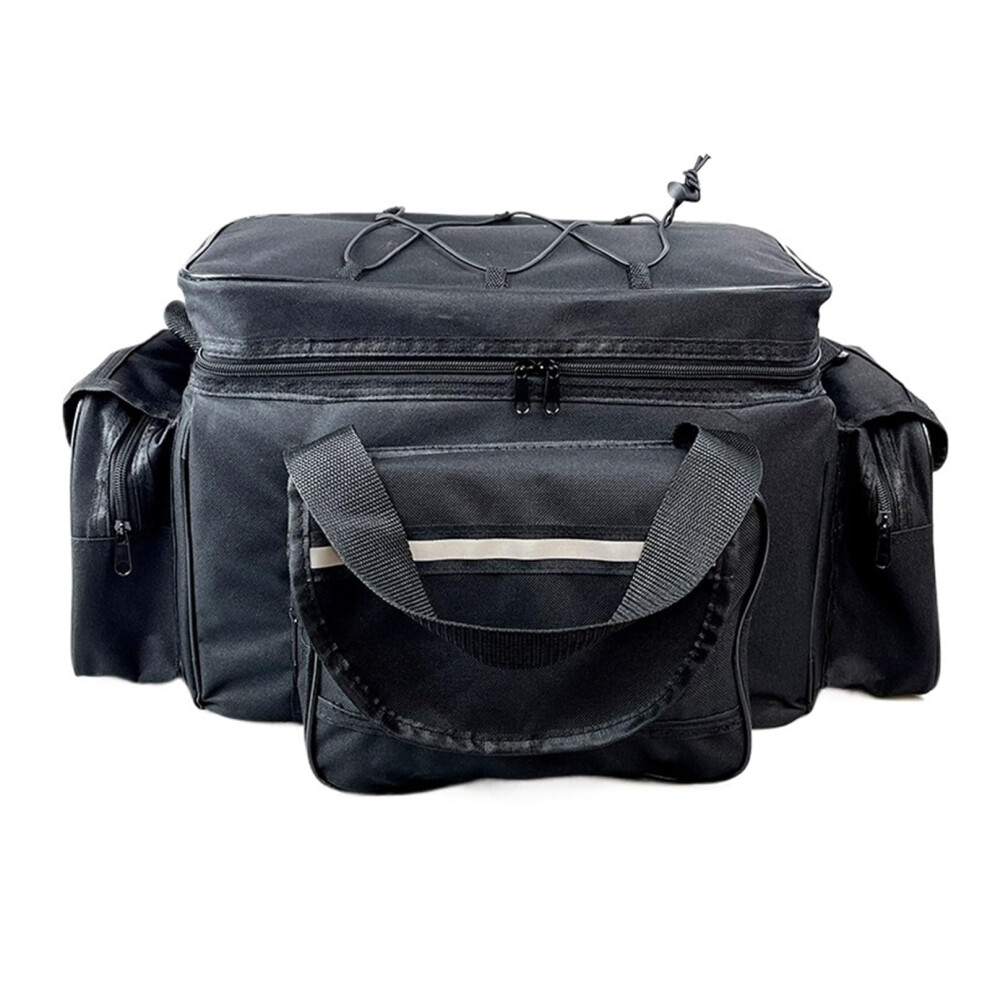 Large Capacity Waterproof Fishing Bag - Multifunctional Lure Waist Pack for Carp Fishing, Hiking, Outdoor Use (Black)-image-OPC-PKD8WNJ-NEW