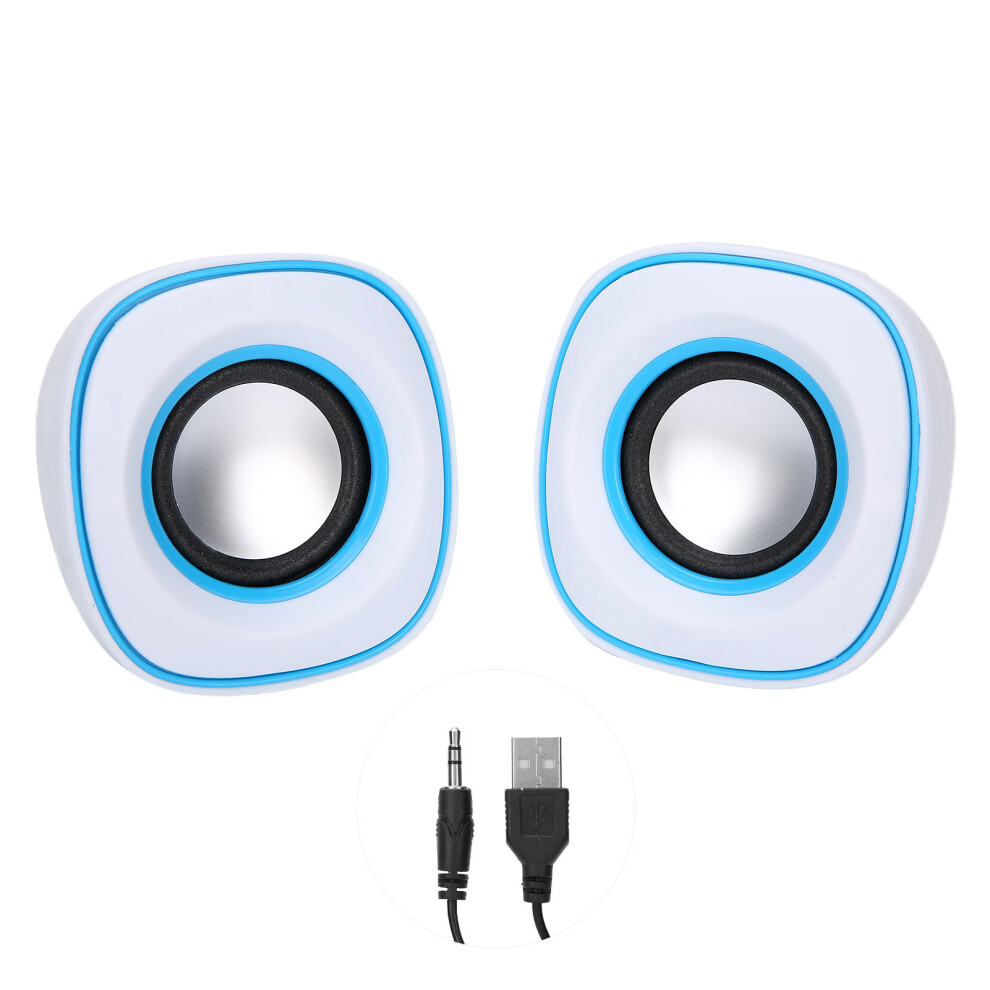 Usb Speaker Mini Portable Computer Stereo Sound 8320539975467