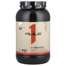 Rule One Proteins, Mélange de Poudre de Protéine R1 à Boire, Vanille Pure, 1,68 lb (763 g)