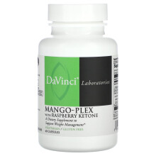 DaVinci Laboratories of Vermont, Mango-Plex mit Himbeerketon, 60 Kapseln