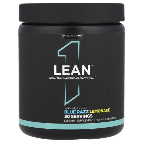 Rule One, Lean, Blue Razz Lemonade - 180g