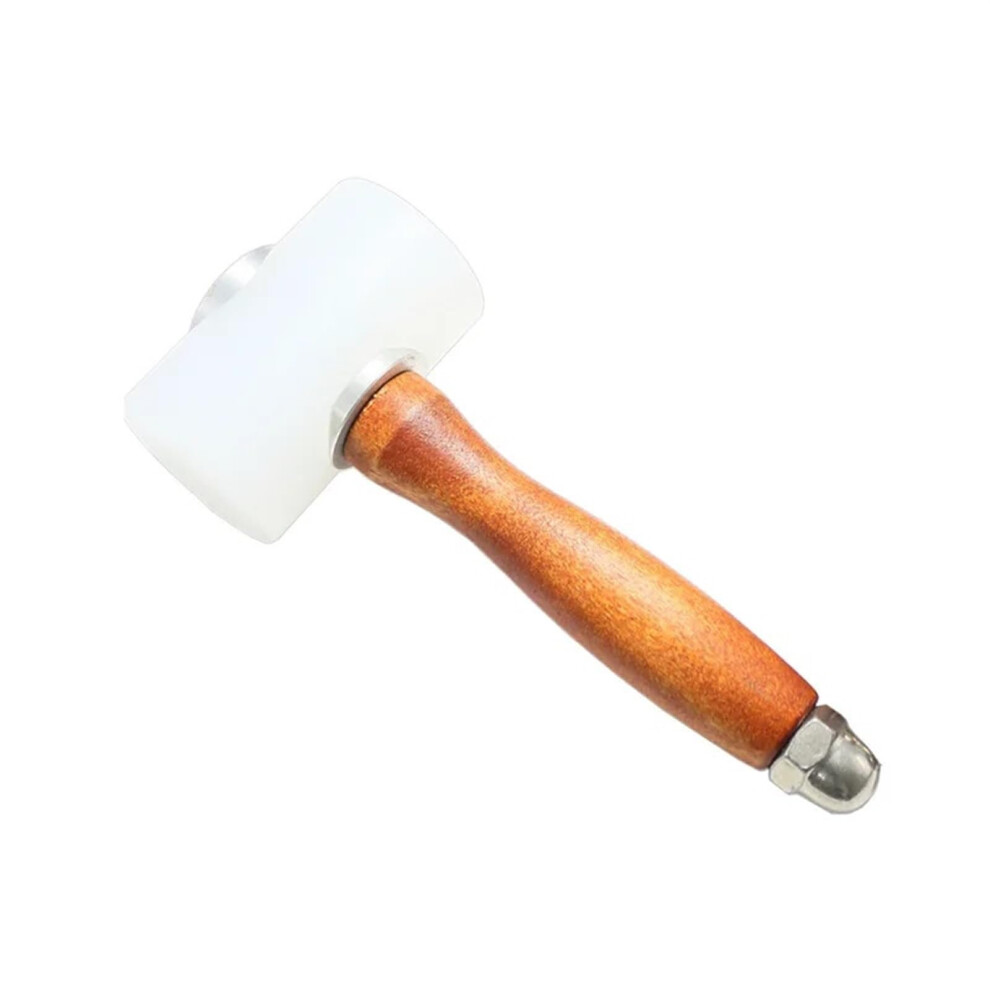 Rubber Mallet 1Pc Brown Nylon Hammer For Diy Leather Carving, Furniture Protection, And Impact Tool Installation 9016109712653