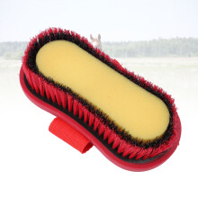 Soft Bristle Horse Grooming Brush with Ergonomic Anti Slip Grip - 75cm