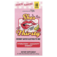 She's Thirsty, Kokoswasser-Elektrolyt-Mix, Erdbeerlimonade