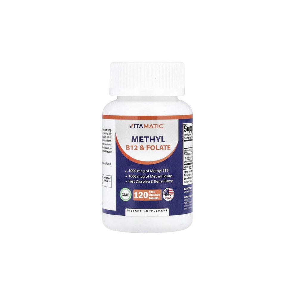 Vitamatic Methyl B12 & Folate, Berry