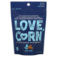Love Corn, Premium Gerösteter Mais, Meersalz, 1,6 oz (45 g)