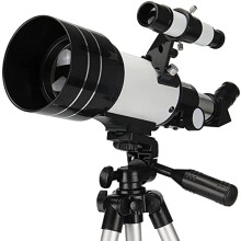 Telescope Refractors 70mm for Kids and Beginners, Portable Astronomy Telescope with Tripod, Carry Bag, and Phone Adapter