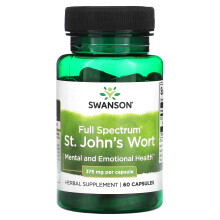 Erva de São João 375 mg 60 Cápsulas Swanson Health Products