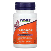 NOW Foods, Pycnogenol, 100 mg, 60 Vegane Kapseln