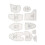 Memory Bear Template Ruler Set, 15 Inch Acrylic Sewing & Quilting Patterns 5