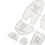 Memory Bear Template Ruler Set, 15 Inch Acrylic Sewing & Quilting Patterns 6