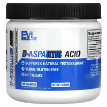 EVLution Nutrition, D-Asparaginsäure, Ungesüßt, 3,3 oz (94 g)