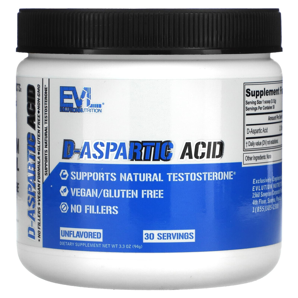 Evlution Nutrition , D-Aspartic Acid - 94G