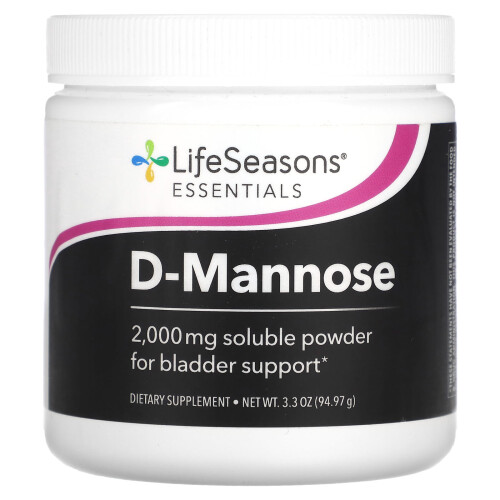 LifeSeasons, D-Mannose, 2.000 mg, 3,3 oz (94,97 g)