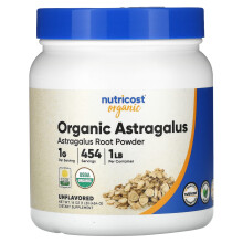 Nutricost, Bio-Tragantwurzelpulver, unaromatisiert, 16 Unzen (454 g)
