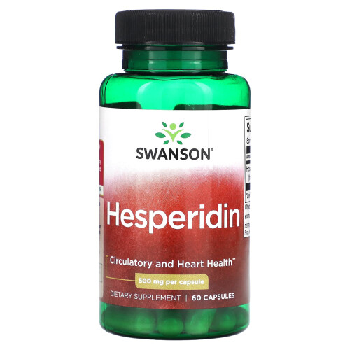 Swanson, Hespéridine, 500 mg, 60 Gélules