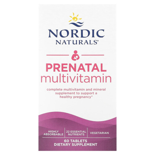 Nordic Naturals Prenatal Multivitamin - 60 tablets
