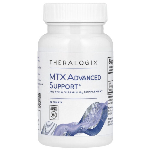 Theralogix, Support Avancé MTXÆ, Complément de Folate et Vitamine B12, 90 Comprimés