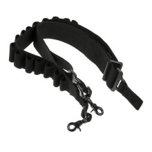 Black Tactical Messenger Nylon Rope Military Fan Equipment Combat Strap Steel Hook Field Expansion Training Messenger Rope