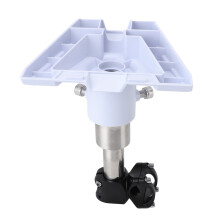 Heavy Duty Steel Pole Mount Adapter for Satellite Roof Kit, 18cm Pole