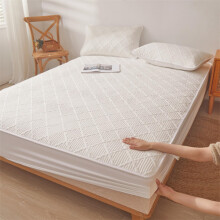 Fitted Sheet Style Bed Cover 48x74cm, 100% Cotton Soft Mattress Protector, Breathable Mattress Topper Jn-1