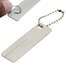 Pocket Hook Sharpener - Portable Keychain Tool, Compact Sharpening Stone for Machetes and Manicure, Sturdy Grinding Tool