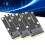 3Pcs Wireless Network Adapter Card M2/NGFF to Mini 9