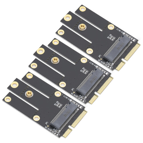 3Pcs Wireless Network Adapter Card M2/NGFF to Mini 2