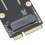 3Pcs Wireless Network Adapter Card M2/NGFF to Mini 12