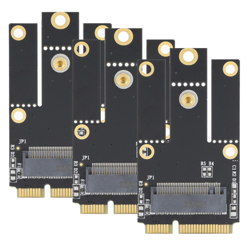 3Pcs Wireless Network Adapter Card M2/NGFF to Mini 1