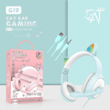 Light Blue-the New Headset Wired Gaming Headset G19 Laptop Mobile Gaming Headset