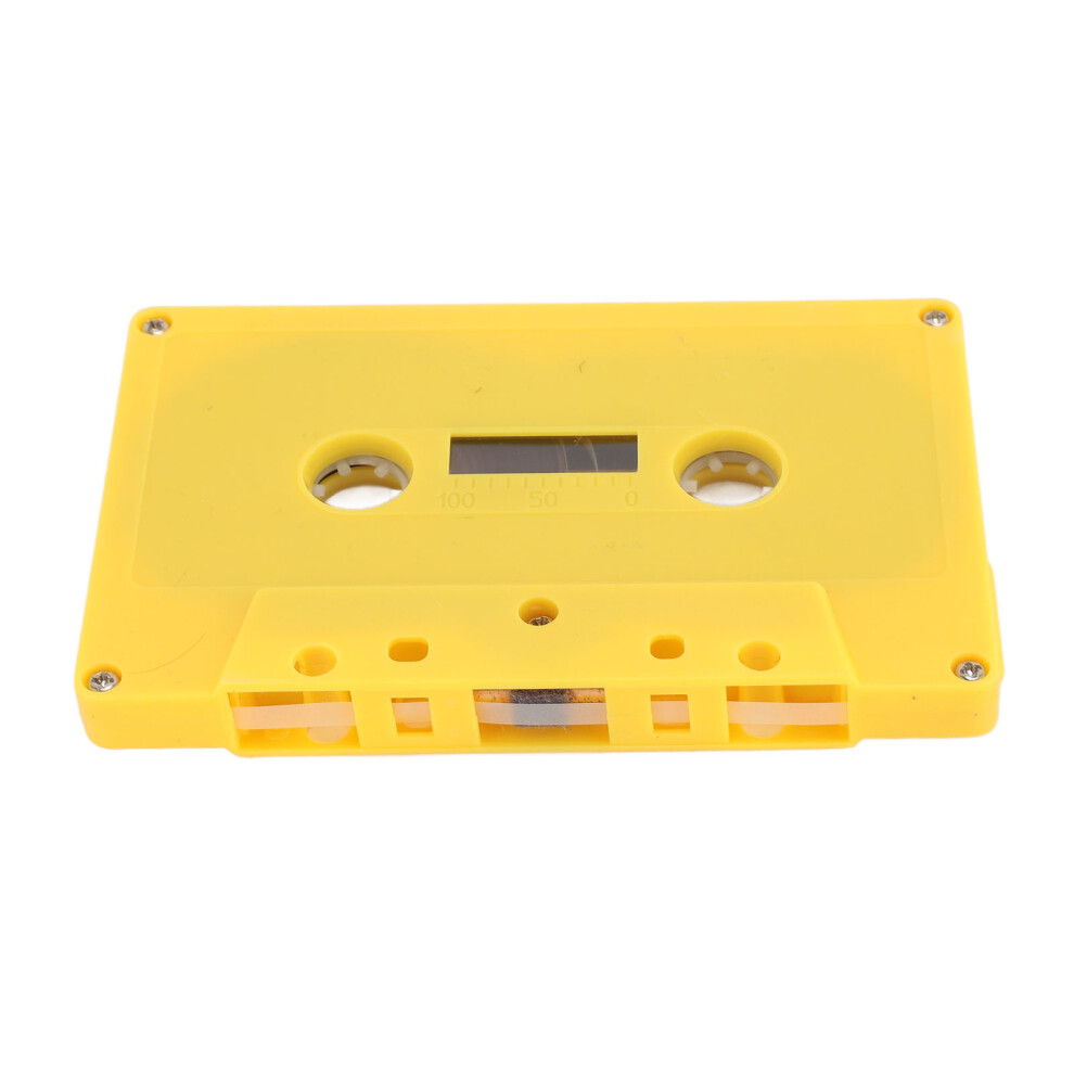 45-Minute Blank Cassette Tape For Premium Sound Recording Yellow 9331347785604