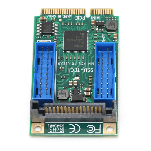 MINI PCIE to USB3.0 Front Expansion Card for 2