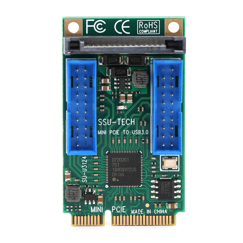MINI PCIE to USB3.0 Front Expansion Card for