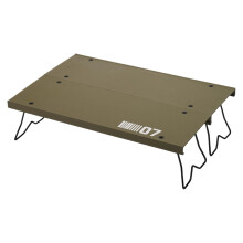 Folding Camp Table - Lightweight Aluminum Alloy Portable Table for Outdoor Dining, Picnics, Backpacking, Fishing, and Camping