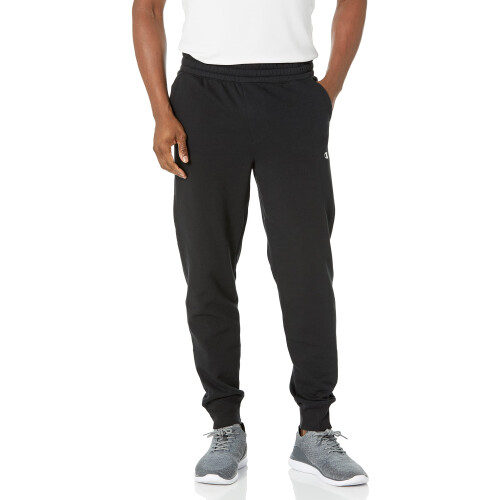 Champion Champion Αυθεντικά Ανδρικά Jogger Σαλοπέτες Fleece, Μαύρο, Large