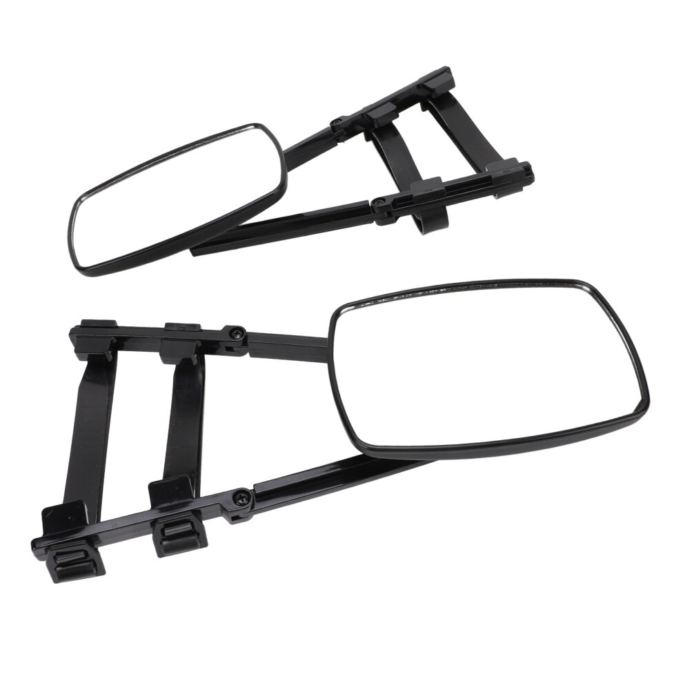 Quick Install 360 Clip-On Mirror Extenders For Car Trailer Truck Rv 4621347790964