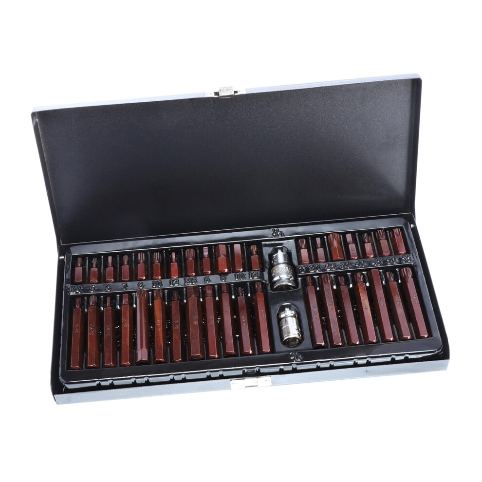 40Pcs Spline Socket Bit Set For Automobile Repair, Durable Ergonomic Design, Essential Sockets For Cars And Machinery 6447073520983