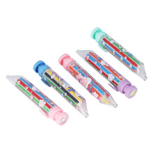 5 Pcs 8 Color Press Crayons Safe Bright Colors