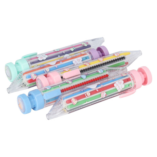 5 Pcs 8 Color Press Crayons Safe Bright Colors 1